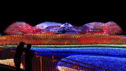 最壯觀的鼕(dong)季燈光秀在日本呈現