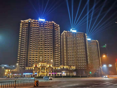 威海市華瀚大湖公館樓體(ti)及週邊景觀亮化工程